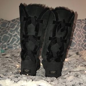 tall UGG boots and Sheepskin care kit